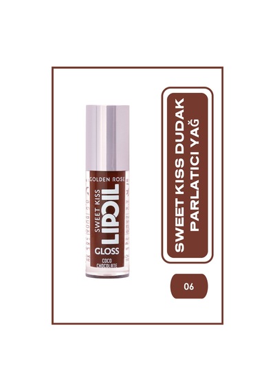 Golden Rose Sweet Kiss Rosehip Murumuru ve Jojoba Yağı İçeren Meyveli Dudak Parlatıcı Yağ 06