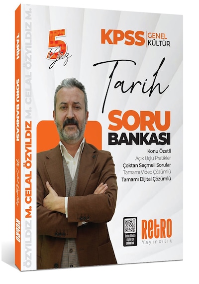 Retro Yayıncılık 2026 Kpss Tarih 5yüz Ders Notları Soru Bankası 2 Li Set - Mehmet Celal Özyıldız Retro Yayın