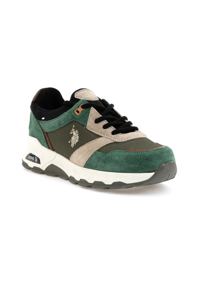 U.S. Polo Assn. Erkek Koyu Yeşil Spor Ayakkabı 50297275-VR079