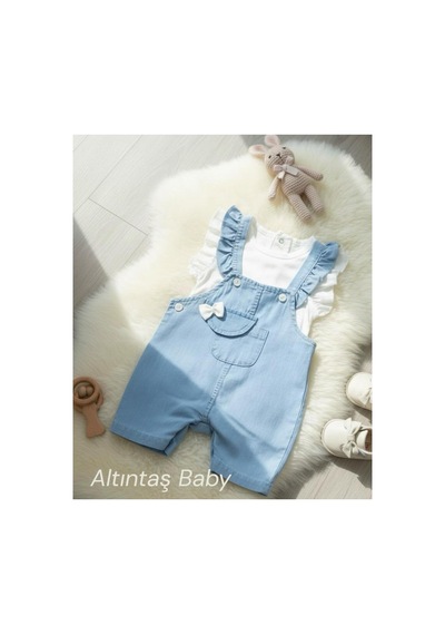 Altıntaş Baby Fırfır Kol Detaylı Cepli Alttan Çıtçıtlı Bayramlık Tulum Set Açık Mavi Açık Mavi Altıntaş Baby Fırfır Kol Detaylı Cepli Alttan Çıtçıtlı Bayramlık Tulum Set Açık Mavi Açık Mavi
