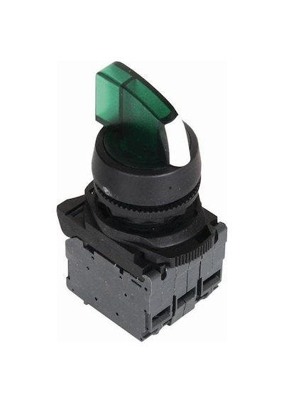 Isp-Ak133M5 220V Yeşil Işıklı Mandal Buton 1-0-2