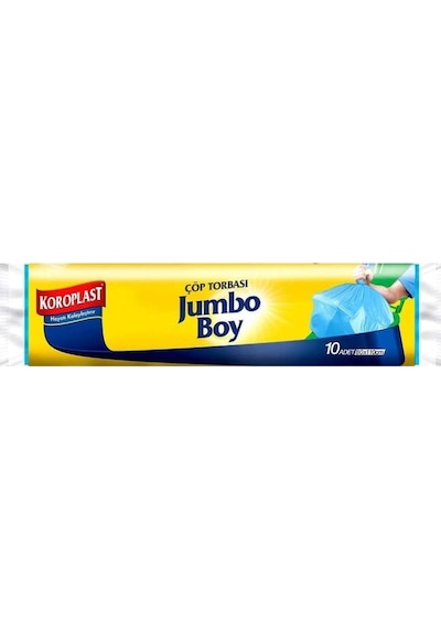 Koroplast Jumbo Çöp Torbası 80 x 110 Cm x 3 Adet