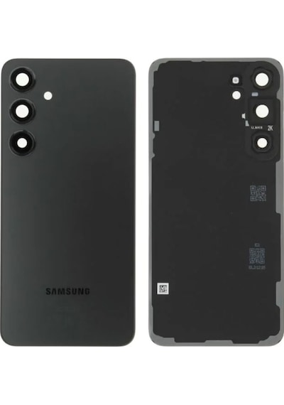Samsung S24 Plus Siyah Uyumlu Arka Kapak Batarya Kapağı Pil Kapağı Siyah