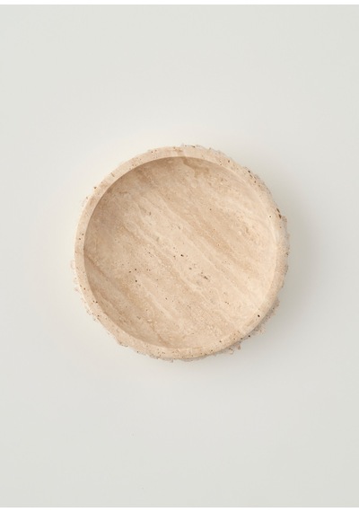 Bella Maison Ephesus Traverten Dekoratif Kase Naturel 20x5 Cm