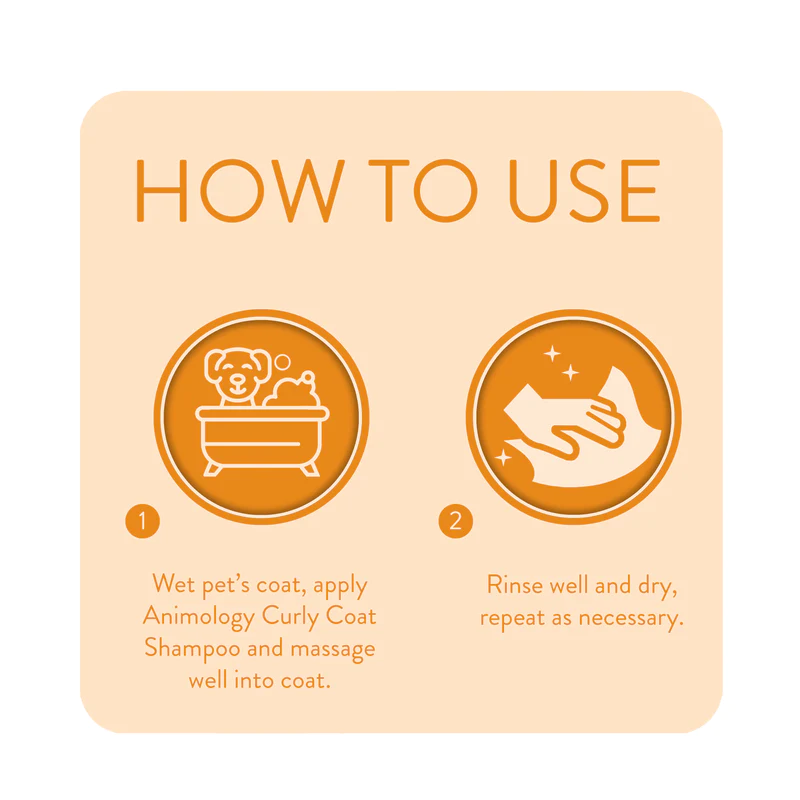 Curly Coat Kıvırcık Kabarık Tüylü Kedi Köpek Şampuanı 250 Ml