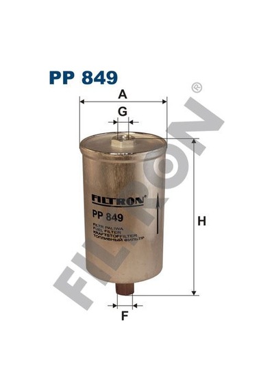 FILTRON PP849 YAKIT FİLTRESİ AUDI 90 / COUPE (89. 89Q. 8A. 8B. B3