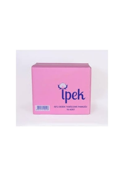 İpek Organik 60'lı 16 Paket Bebek Temizleme Pamuğu