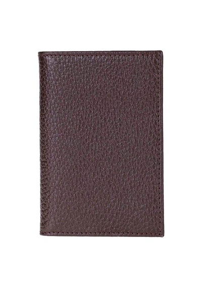 Bloominbag Bloomcard Verta Chestnut Brown Hakiki Deri Dikey Kartlık kahverengi