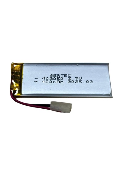 Sertec 402050 3.7v 400mah Li-polymer Pil Devreli/1.5a Evimdeyokyok