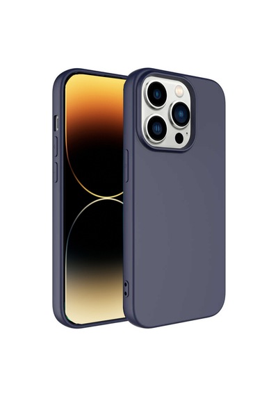 Apple Uyumlu iPhone 14 Pro Kapak İçi Kadife Lansman Lux Silikon Kılıf