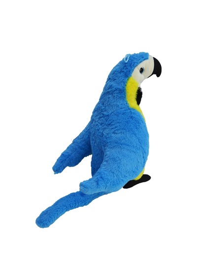 Peluş Papağan 35 Cm - Mavi Mavi