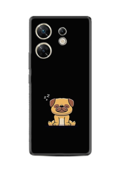 Poco X6 5g Kılıf Desenli Silikon Platinium Series Uyuyan Köpek 1875