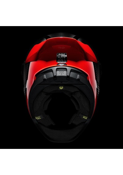 Ruroc At4.0 Track Rosso Kapalı Kask Siyah - Kırmızı