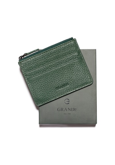 Flother Timsah Yeşili Cüzdan & Kartlık Unisex 820 Grande Deri Cüzdan Kartlık Yeşil