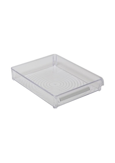 Primanova Buzdolabı Mutfak Dolabı Raf Düzenleyici 20.5x28x5 2adet Şeffaf