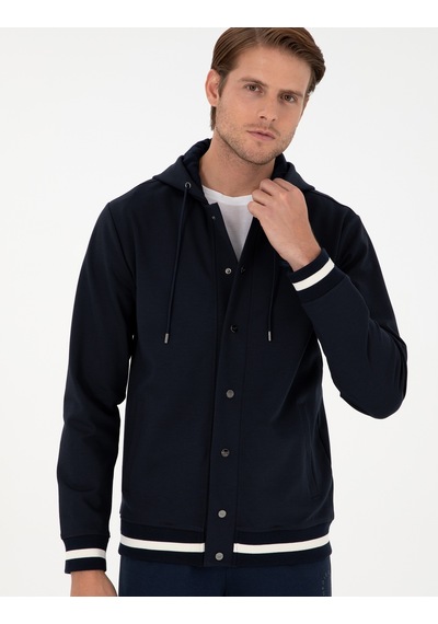 Pierre Cardin Erkek Lacivert Hırka Örme 50292482-vr033 Lacivert