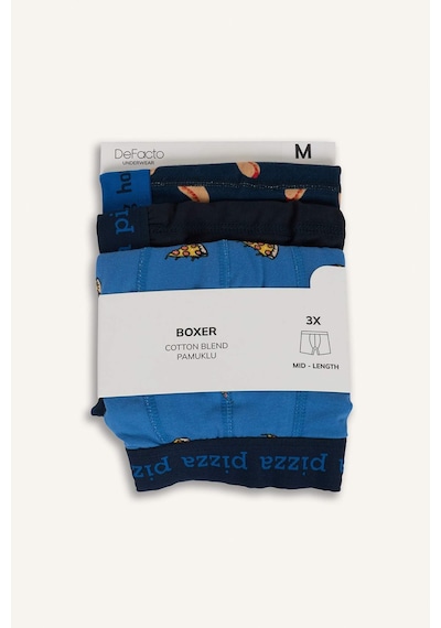 Defacto Regular Fıt Yiyecek Baskılı 3lü Boxer G8335ax26spnv135 Lacivert-nv135 Defacto Regular Fıt Yiyecek Baskılı 3lü Boxer G8335ax26spnv135 Lacivert-nv135