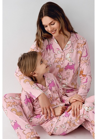 Rolypoly Kadın Pembe Gömlek Pijama Rp3711-s-v2 Pembe