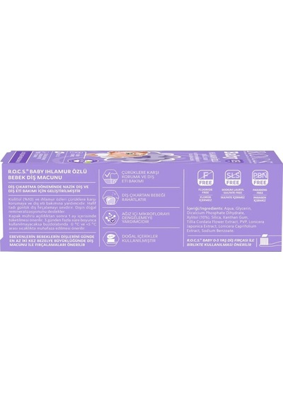 Mey İthalat .baby Diş Macunu 0-3 Yaş 35 Ml Ihlamur
