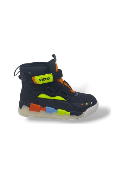 Vicco Lesi Unisex Çocuk Siyah Bot Siyah