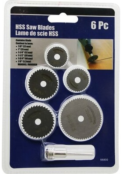 6 Parça Mini Yuvarlak Testere Bıçakları 22---44mm 4887