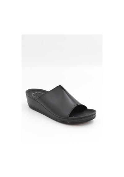 Bento 15069 Siyah 36-41 Anatomik Dolgu Kadın Terlik