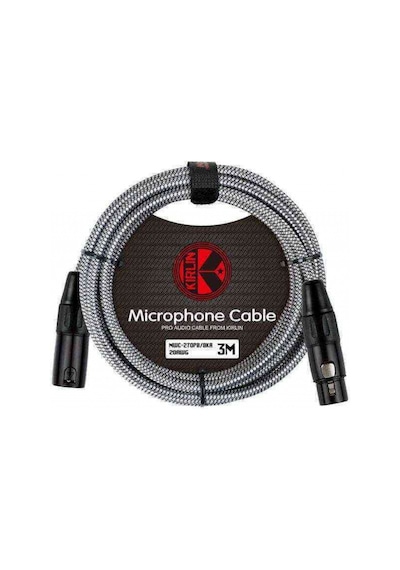 Kirlin Mpc270PB Xlr-Xlr 3 Metre  Mıkrofon Kablosu
