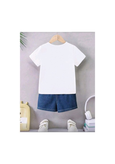 Stil X Ramazan Bayramı Baskılı Erkek Çocuk Tshirt, %100 Pamuklu Kumaş Beyaz-1