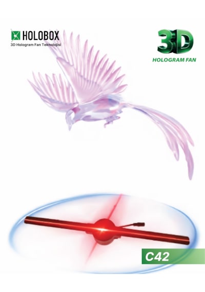 Holobox C42 3d Hologram Fan 42 Cm