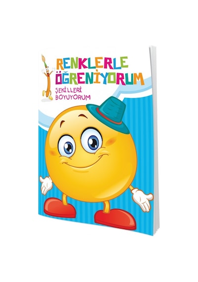 Renklerle Öğreniyorum Boyama Seti-Renkli ve Örnekli-10 Kitap Takım- Ema Çocuk