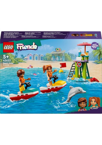 LEGO® Friends Plaj Su Motoru 42623 - 5 Yaş & Üzeri Çocuklar için Yaratıcı Oyuncak Yapım Seti (84 Parça)