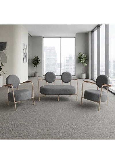 Venüs 2+1+1 Soft Kumaş Ofis & Büro İş Yeri Bekleme Koltuğu Takımı Cappuccino Metal İskelet - Açık Gri Venüs 2+1+1 Soft Kumaş Ofis & Büro İş Yeri Bekleme Koltuğu Takımı Cappuccino Metal İskelet - Açık Gri
