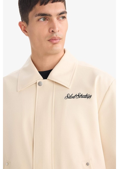 Defacto Oversıze Polo Yaka Su Geçirmez Mont F8470AX26SP