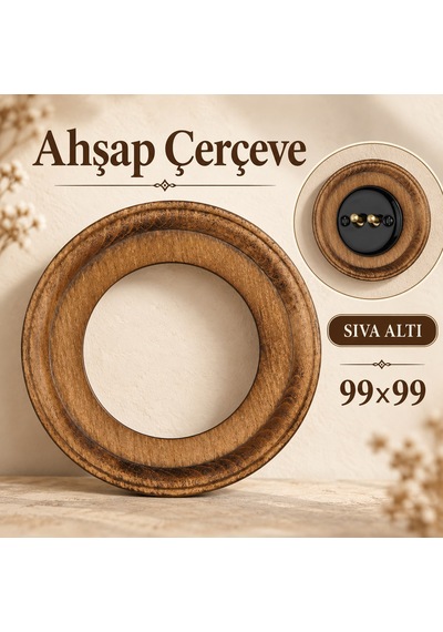 Ahşap Çerçeveler 1 Gözlü Sıva Altı 222 061 90280