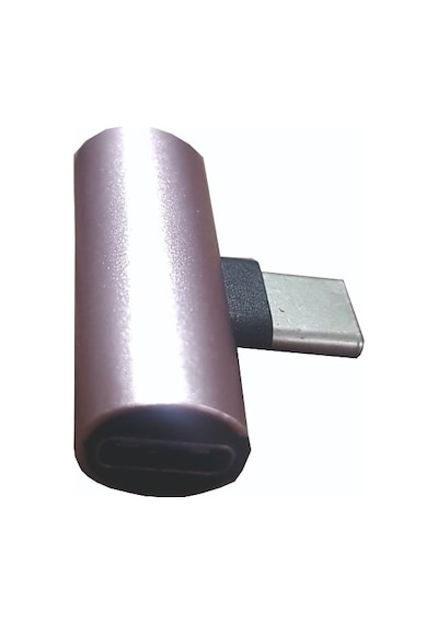 Type-c To Aux Ve Şarj Çevirici Adaptör Qtop 4485 Rosegold