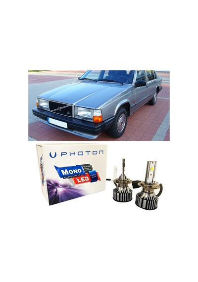 Volvo 740 Led Xenon Uzun+kısa Far Ampulü H4 Mono Yeni Seri Beyaz