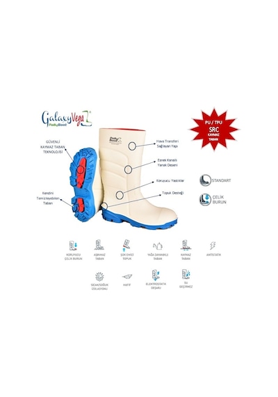 Polly Bott Çizme Galaxy Vega 502 K S4 37 Cm Haki