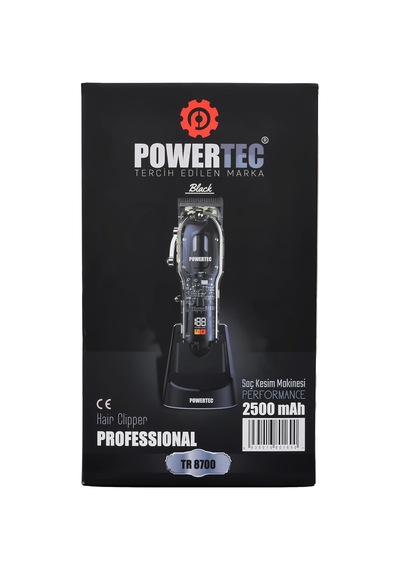 Tr-8700 Saç Sakal Tıraş Makinesi Black