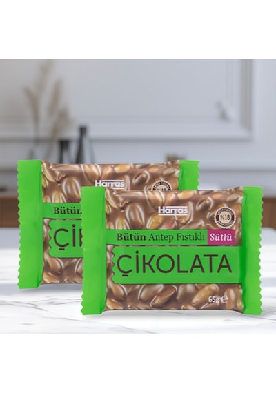 Bütün A.fıstıklı&sütlü Çik. 65 G X 2 Adet
