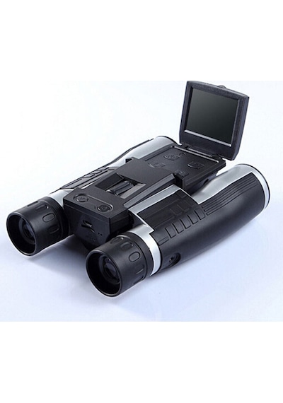 12x32 Zoom Dijital Dürbün Teleskop Kamera 5mp Cmos Sensör 2.0 Inc Tft Full Hd 1080 P Dvr Fotoğraf Vi Siyah