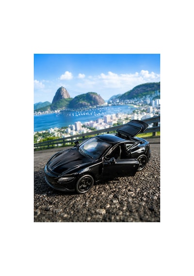 4'lü Die Cast Metal Spor Araba Seti Set 2 1:64 Ölçek - Açılır Kapı & Bagaj - Kutulu Koleksiyon Karışık Renk Ve Model