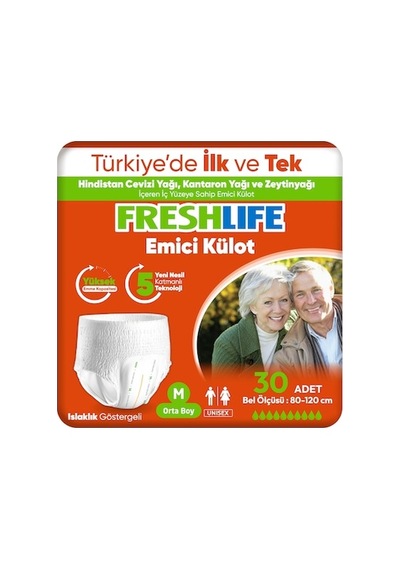 Freshlife Emici Külot Medium 30 Lu M