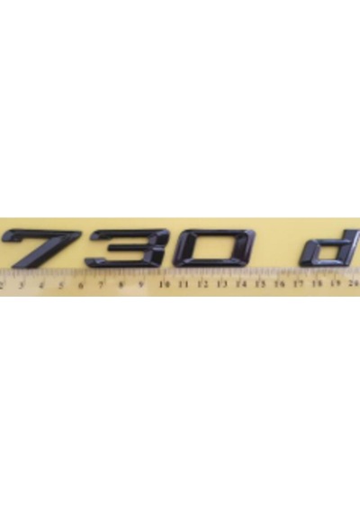 730d Siyah Bagaj Yazısı 3a 3d 3abs