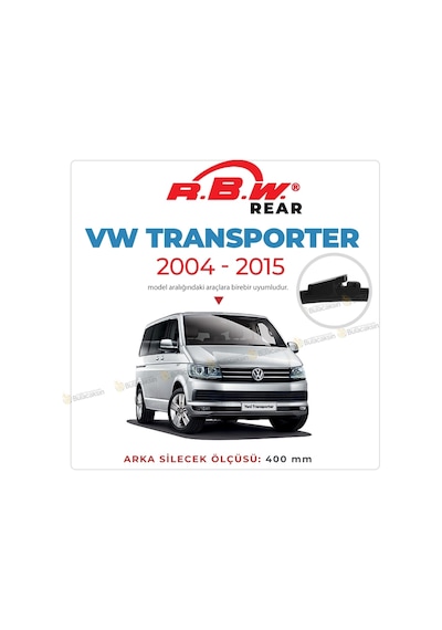 Rbw Volkswagen Transporter 2004 - 2015 Arka Silecek