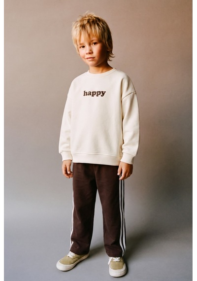 Magu Çocuk Pamuklu Baskılı Sweatshirt Ve Eşofman Takımı Çok Renkli