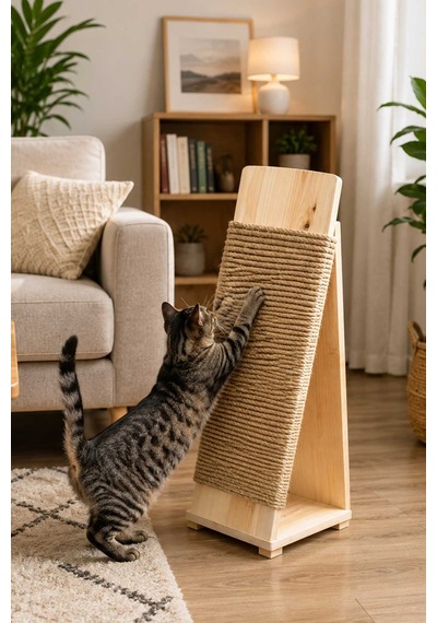 Reyo Narım Kedi Tırmalama Aparatı Tırmalama Tahtası 55x18 Cm