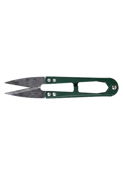 Metal Tekstil Makası, Renkli Çelik Bıçaklı, Dikiş Ve Nakış İçin İplik Kesme Makası Yeşil