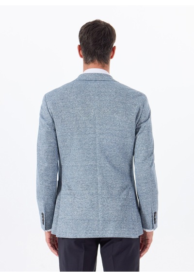 Hackett Açık Mavi Erkek Keten Karışımlı Ceket Hm443426