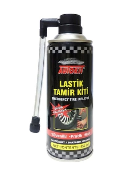 Oto Lastik Tamir Spreyi Lastik Tamir Kiti Büyük Boy 1 Adet