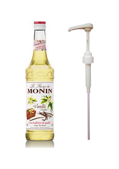Monin Vanillya 700 ml Şurup + Monin Şurup Pompası
